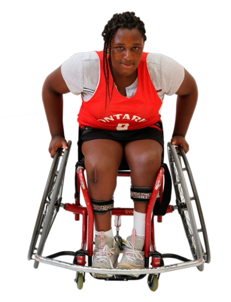 ONPARA female wheelchair athlete