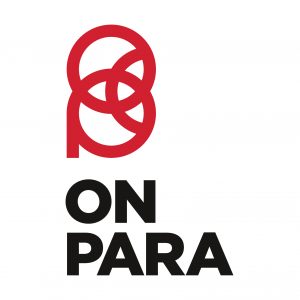 ONPARA written in black text with red circular logo.